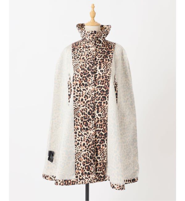  「LEOPARD CAPE SPRING コート」|ポンチョ・ケープ|