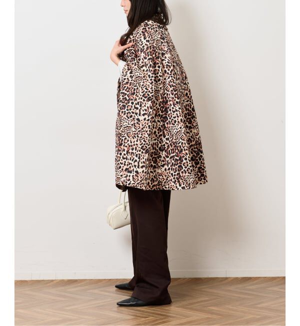  「LEOPARD CAPE SPRING コート」|ポンチョ・ケープ|
