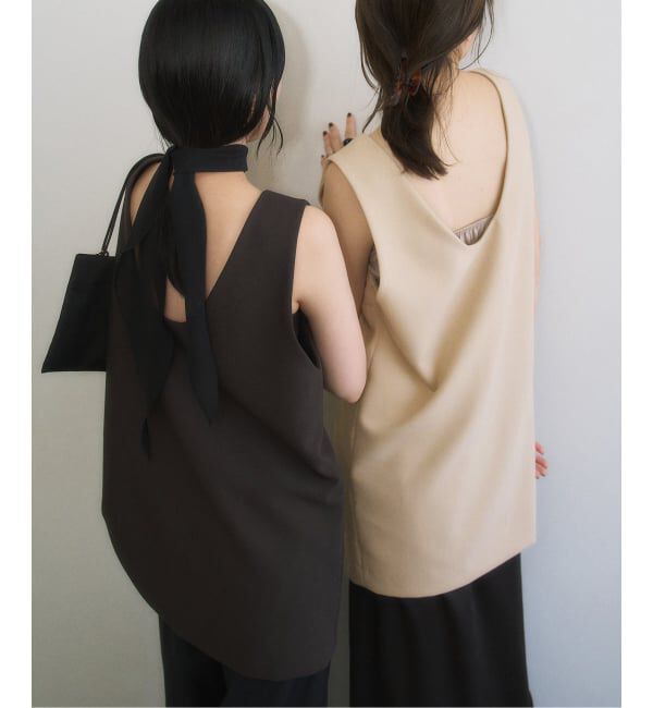 Plage「《WEB限定追加》MY_sleeveless ブラウス」|シャツ・ブラウス|
