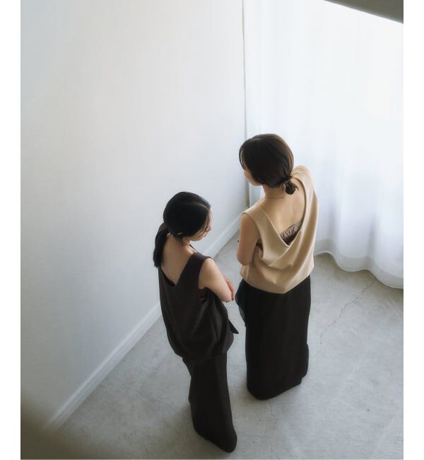 Plage「《WEB限定追加》MY_sleeveless ブラウス」|シャツ・ブラウス|