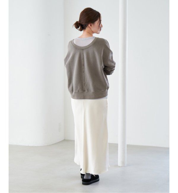 IENA「ピグメントスウェットプルオーバー」|スウェット・ジャージ|