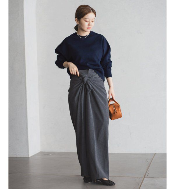 IENA「《追加2》コットン 裏毛クロップドプルオーバー」|スウェット・ジャージ|