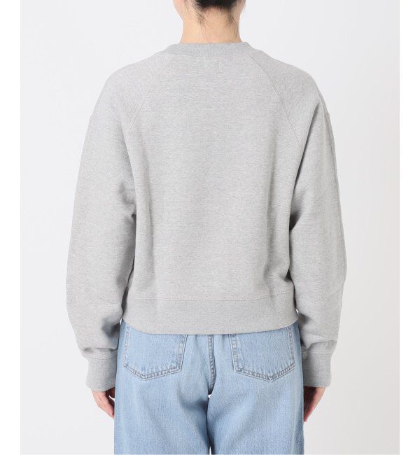 IENA「《追加2》コットン 裏毛クロップドプルオーバー」|スウェット・ジャージ|