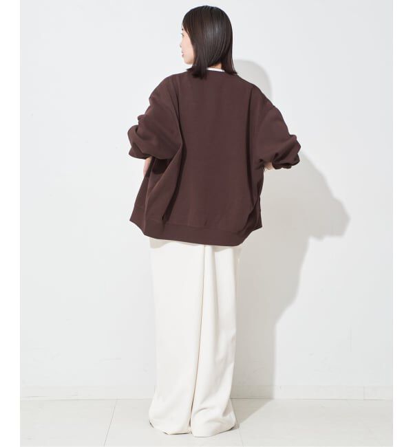 SLOBE IENA「《WEB限定/追加3》ダブルフェイスジャージースナップカーディガン」|カーディガン|