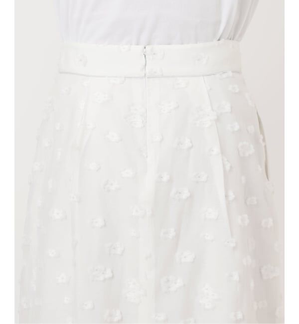 IENA「フラワージャガードタックスカート」|スカート|