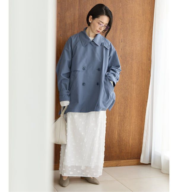 IENA「フラワージャガードタックスカート」|スカート|