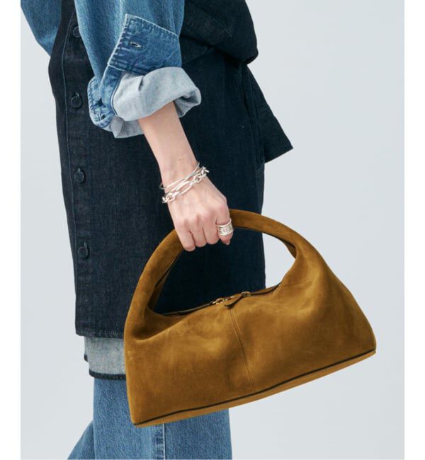 VERMEIL par iena「FRENZLAUER フランツロアー Panier Baguette SUEDE 別注」|ハンドバッグ|