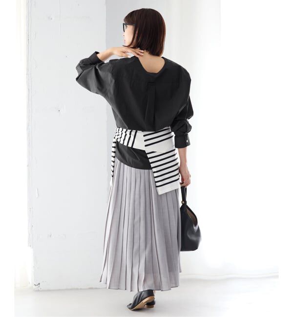 IENA「MA/RE/マレ カシュクールSHIRTS シャツ LIGHT COTTON 104 GR」|シャツ・ブラウス|