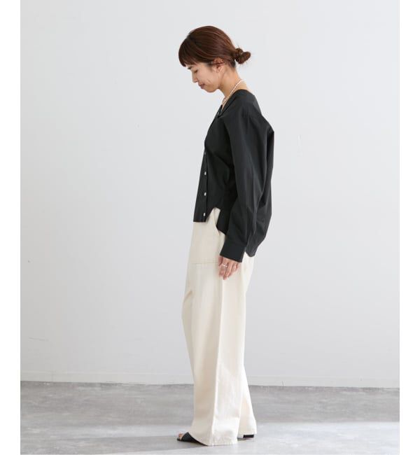 IENA「MA/RE/マレ カシュクールSHIRTS シャツ LIGHT COTTON 104 GR」|シャツ・ブラウス|