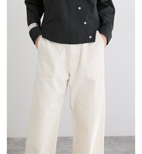 IENA「デニムベイカーパンツ」|デニム|