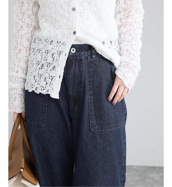 IENA「デニムベイカーパンツ」|デニム|