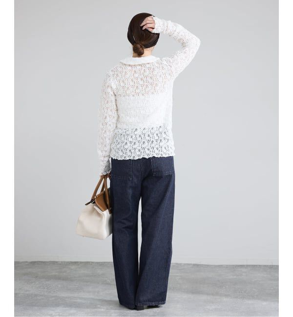 IENA「デニムベイカーパンツ」|デニム|