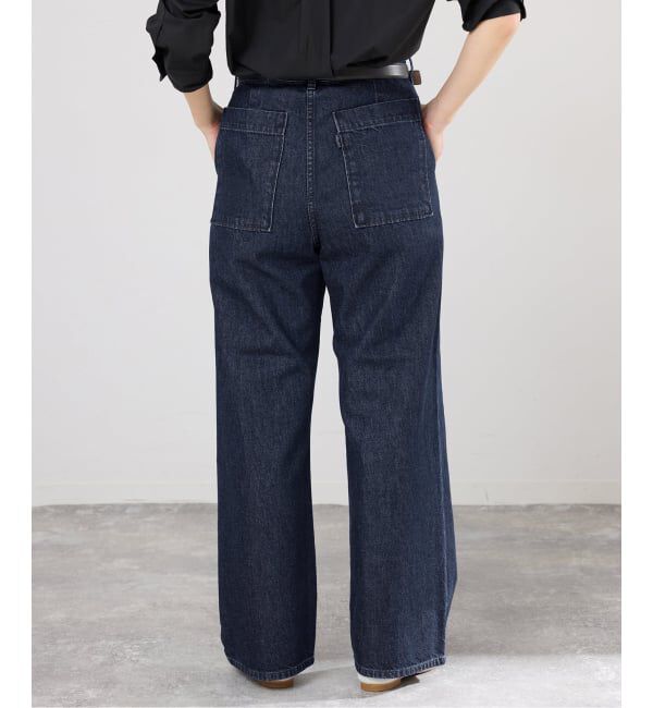 IENA「デニムベイカーパンツ」|デニム|