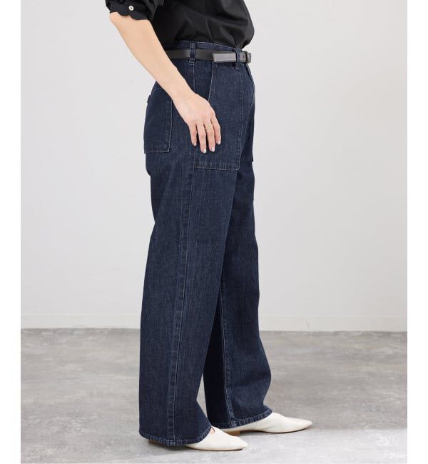 IENA「デニムベイカーパンツ」|デニム|