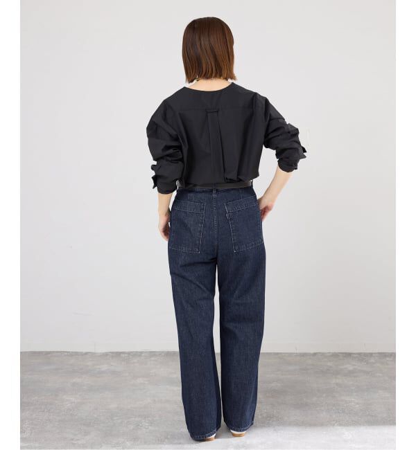 IENA「デニムベイカーパンツ」|デニム|