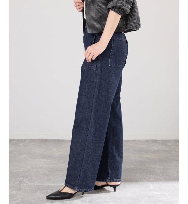 IENA「デニムベイカーパンツ」|デニム|