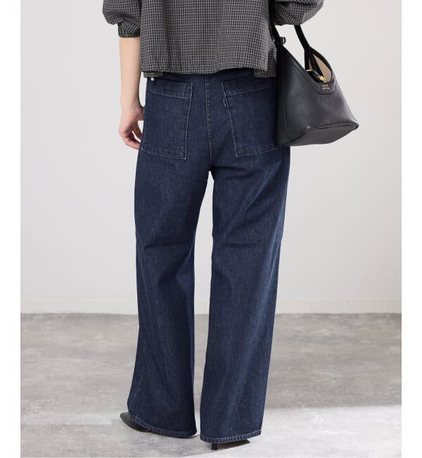 IENA「デニムベイカーパンツ」|デニム|