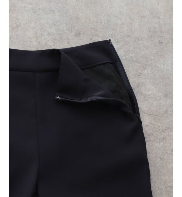 IENA「《セットアップ対応可》ウォッシャブルツイルフレアパンツ」|スラックス|