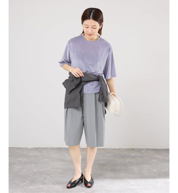 IENA「シアーベロアTシャツ」|Tシャツ・カットソー|