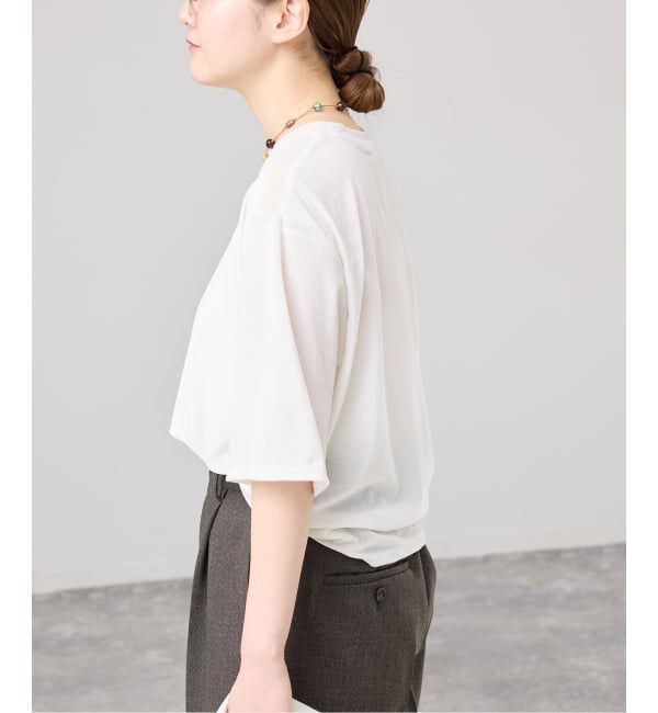 IENA「シアーベロアTシャツ」|Tシャツ・カットソー|