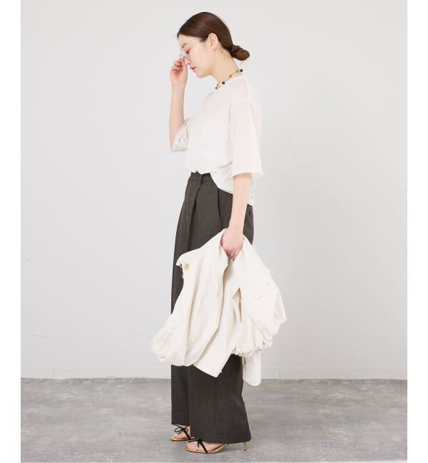 IENA「シアーベロアTシャツ」|Tシャツ・カットソー|