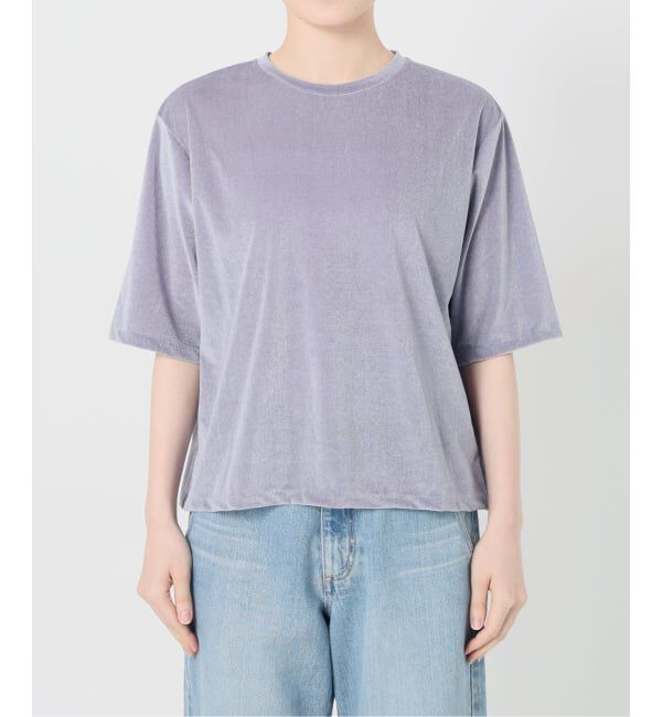 IENA「シアーベロアTシャツ」|Tシャツ・カットソー|