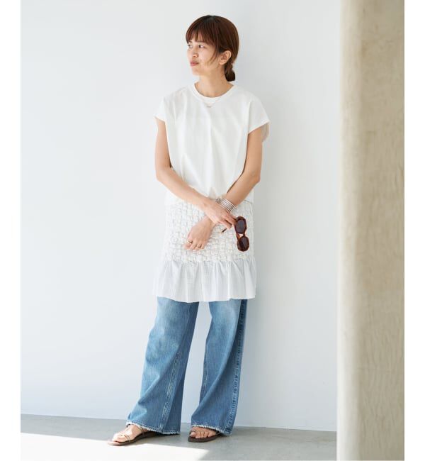 IENA「《新色あり/追加8》ラウンドテールプルオーバー」|Tシャツ・カットソー|