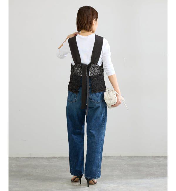 IENA「《追加予約》enrica/エンリカ レースガラKNIT ニット KNIT 225」|ニット・セーター|