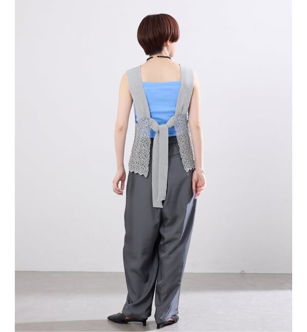 IENA「《追加予約》enrica/エンリカ レースガラKNIT ニット KNIT 225」|ニット・セーター|