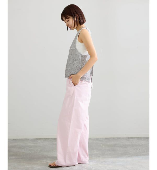 IENA「《追加予約》enrica/エンリカ レースガラKNIT ニット KNIT 225」|ニット・セーター|