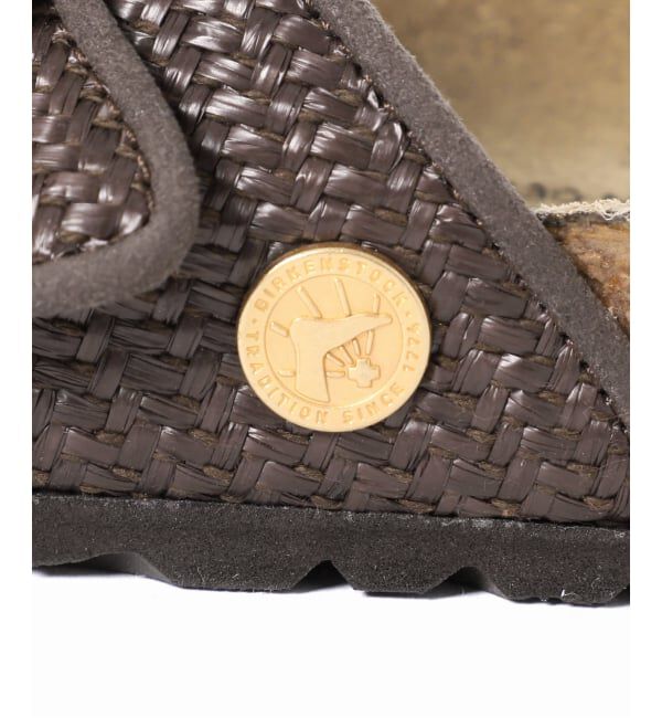 IENA「《予約》BIRKENSTOCK/ビルケンシュトック MADRID BIG BUCKLE RAFFIA サンダル 1031419」|サンダル|