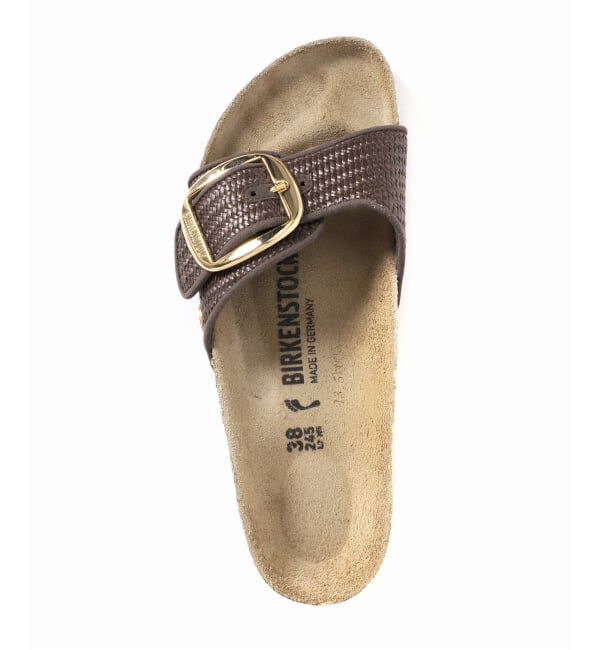 IENA「《予約》BIRKENSTOCK/ビルケンシュトック MADRID BIG BUCKLE RAFFIA サンダル 1031419」|サンダル|