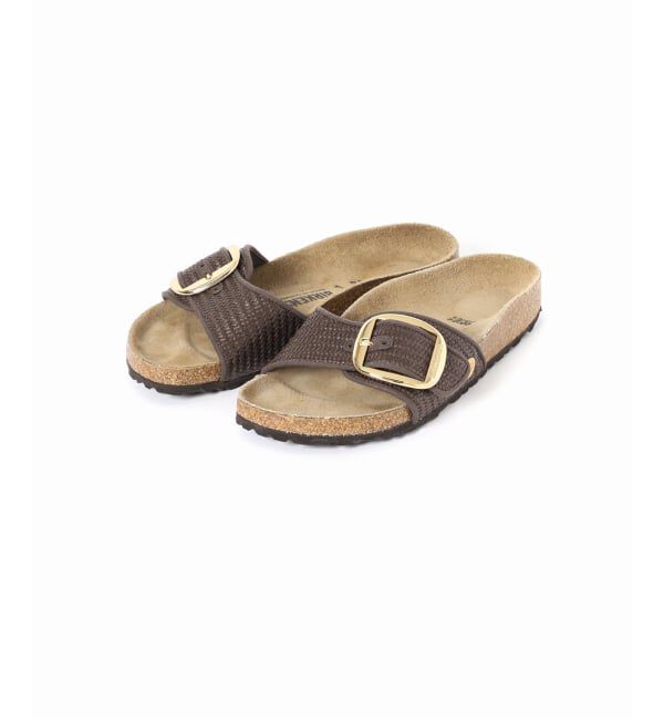 IENA「《予約》BIRKENSTOCK/ビルケンシュトック MADRID BIG BUCKLE RAFFIA サンダル 1031419」|サンダル|