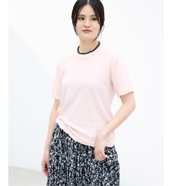 IENA「《予約》ATON/エイトン FRESCA SINGLE JERSEY SS EX Tシャツ」|Tシャツ・カットソー|