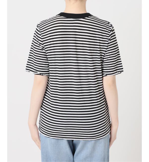 IENA「《予約》ATON/エイトン FRESCA SINGLE JERSEY SS EX Tシャツ」|Tシャツ・カットソー|