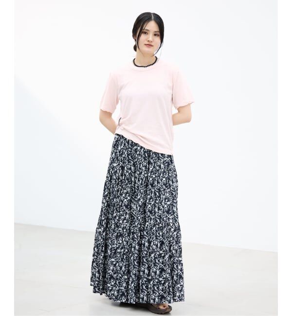 IENA「《予約》ATON/エイトン FRESCA SINGLE JERSEY SS EX Tシャツ」|Tシャツ・カットソー|