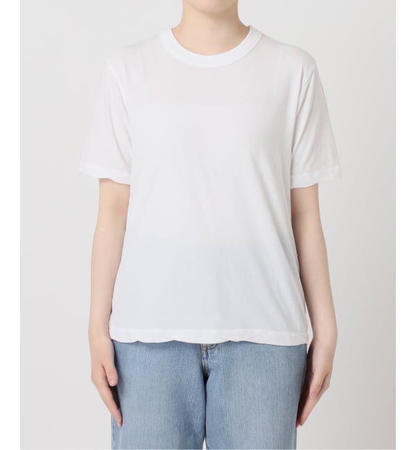 IENA「《予約》ATON/エイトン FRESCA SINGLE JERSEY SS EX Tシャツ」|Tシャツ・カットソー|