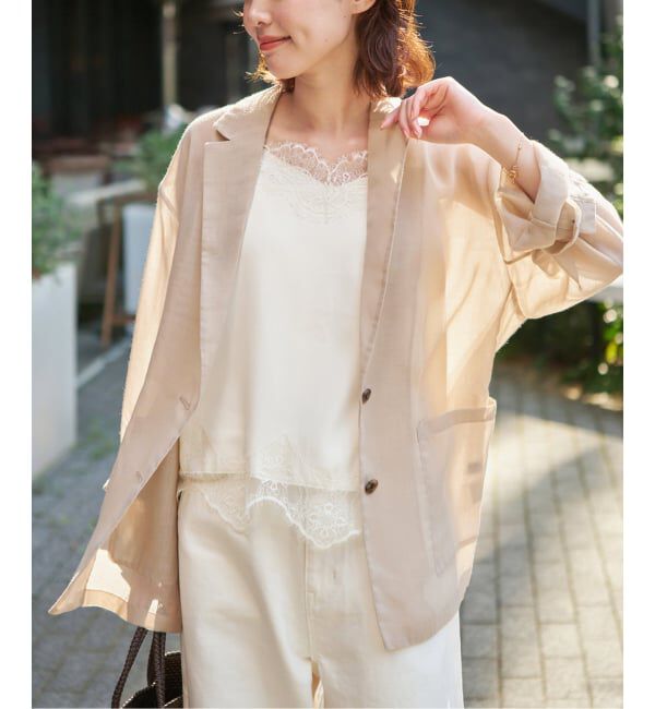 SLOBE IENA「《予約》シアージョーゼットジャケット」|その他|