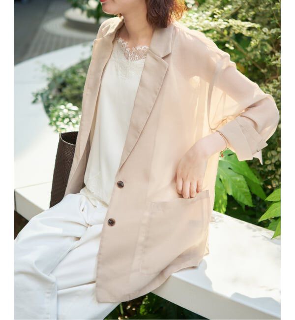 SLOBE IENA「《予約》シアージョーゼットジャケット」|その他|