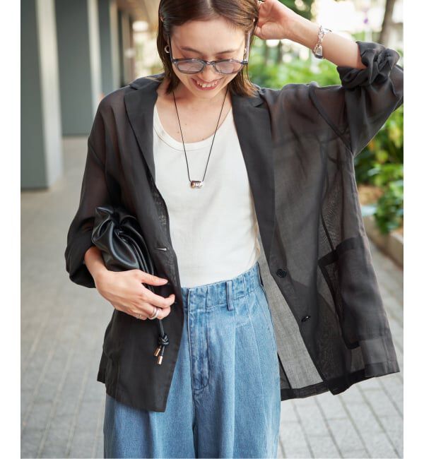 SLOBE IENA「《予約》シアージョーゼットジャケット」|その他|