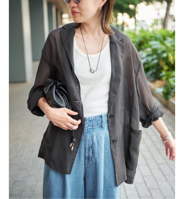 SLOBE IENA「《予約》シアージョーゼットジャケット」|その他|