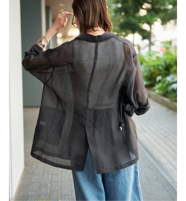 SLOBE IENA「《予約》シアージョーゼットジャケット」|その他|