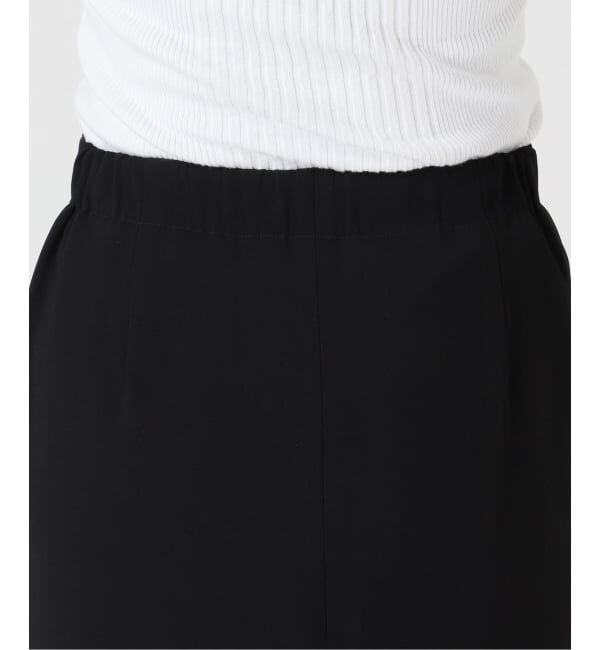 IENA「《予約/接触冷感/防シワ/吸水速乾》ストレッチジョーゼット Iラインスカート」|スカート|