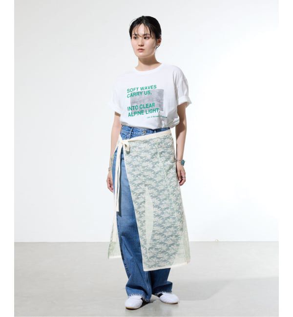 IENA「《予約/一部店舗限定》フラワージャガード ラップスカート」|スカート|