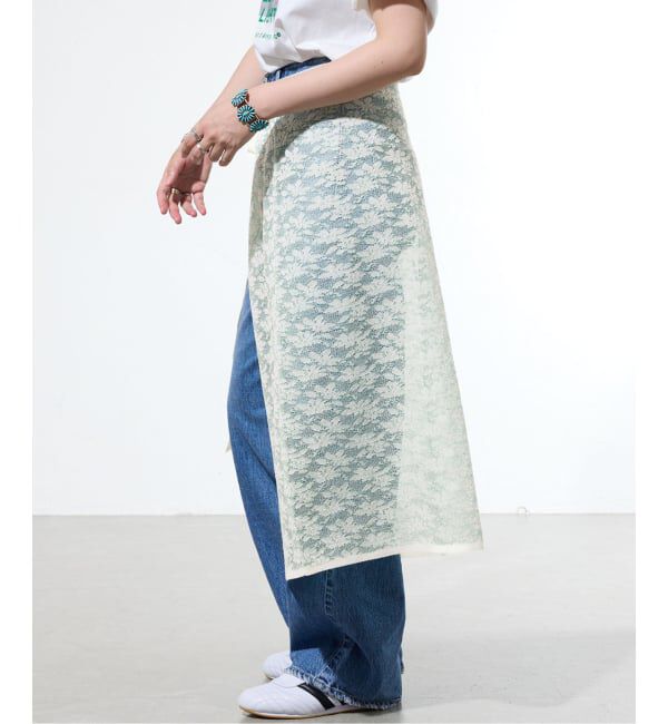 IENA「《予約/一部店舗限定》フラワージャガード ラップスカート」|スカート|