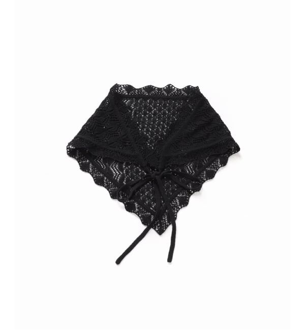 IENA「《予約/一部店舗限定》クロシェニット バンダナ」|バンダナ・スカーフ|