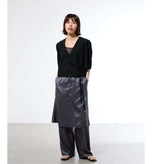 IENA「《セットアップ対応/一部店舗限定》カルゼショート丈パフジャケット」|その他|