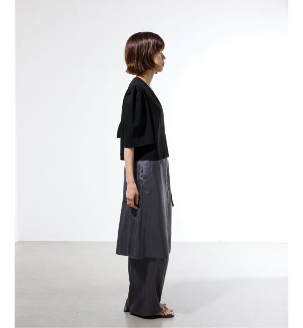 IENA「《セットアップ対応/一部店舗限定》カルゼショート丈パフジャケット」|その他|