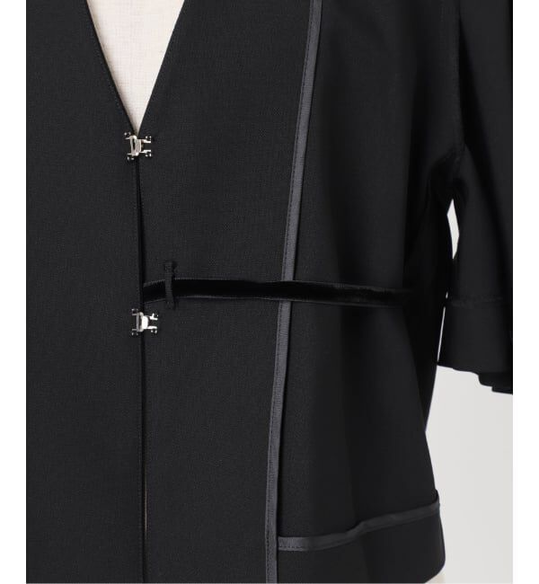 IENA「《セットアップ対応/一部店舗限定》カルゼショート丈パフジャケット」|その他|