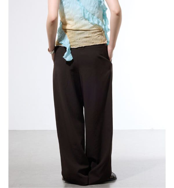 IENA「《セットアップ対応/一部店舗限定》カルゼラップパンツ」|その他|